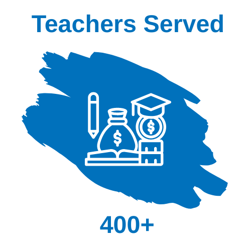Teachers Served: 400+